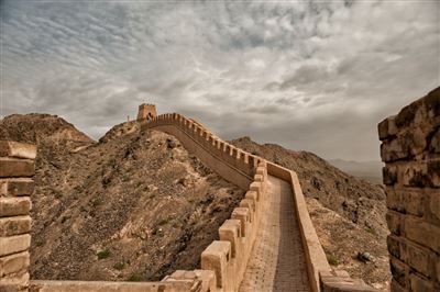 Die Große Mauer - der westlichste Teil befindet sich in Jiayuguan